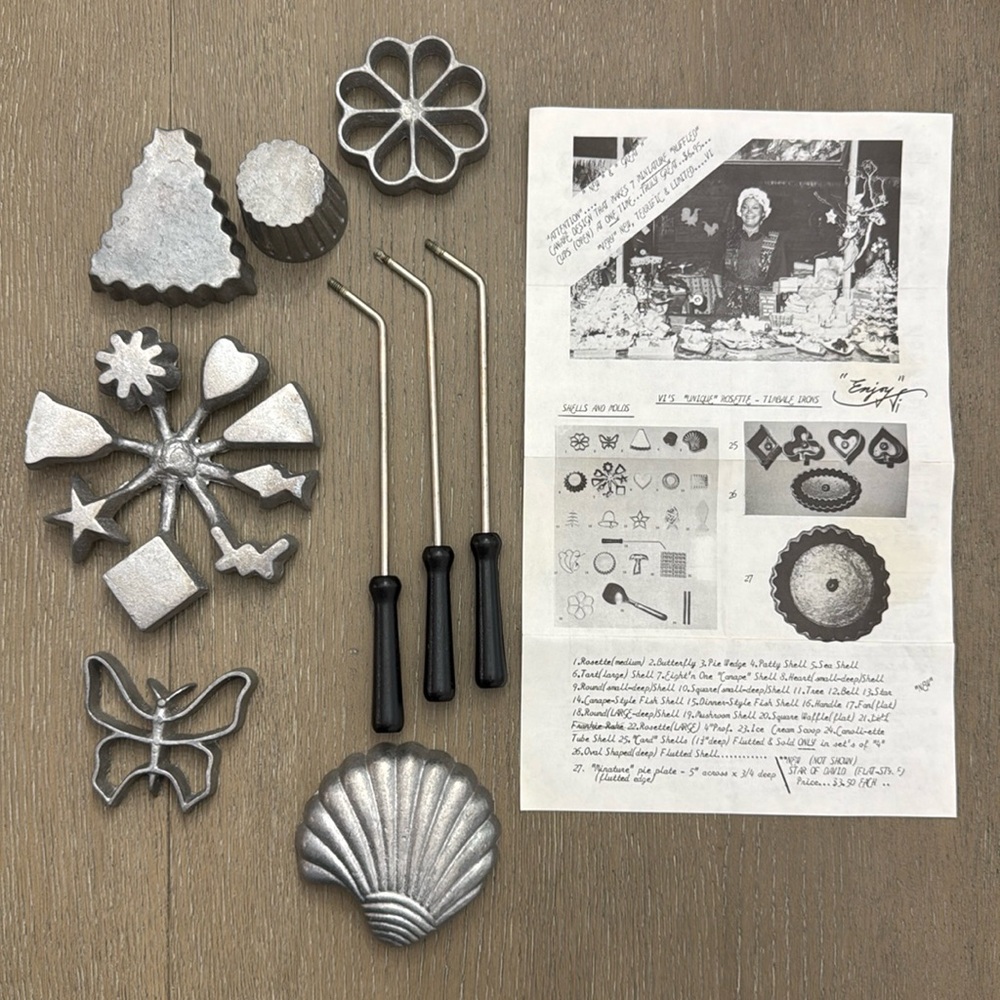 Vi’s Unique Rosette - Mid Century Irons